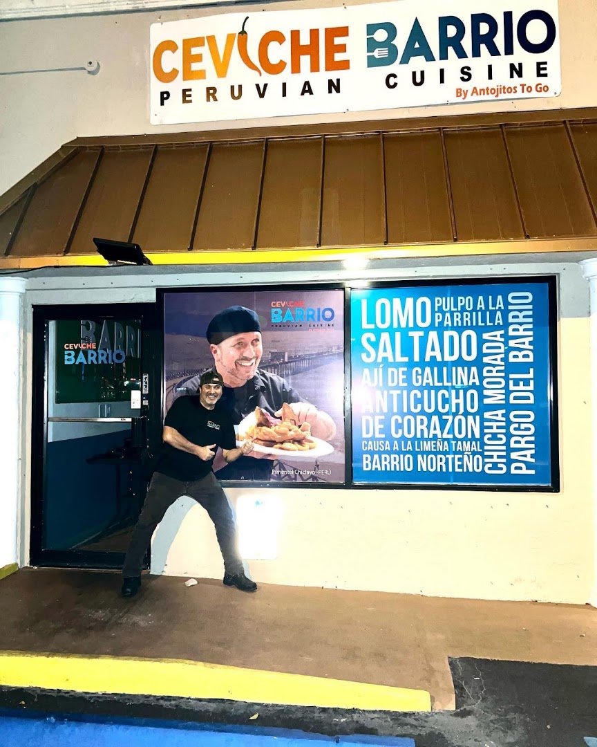 Ceviche Barrio Peruvian Cuisine storefront in Fort Lauderdale