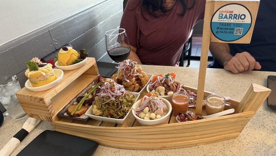 Ceviche Seafood Sampler